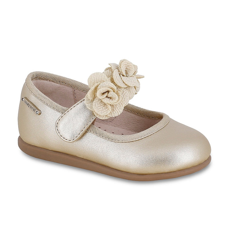 Floral ballet flats - Mayoral - Gold kinderhauspr Floral ballet flats - Mayoral - Gold kinderhauspr